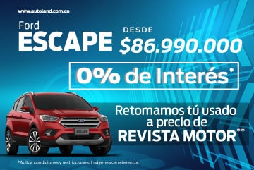 Escape 0% Interés